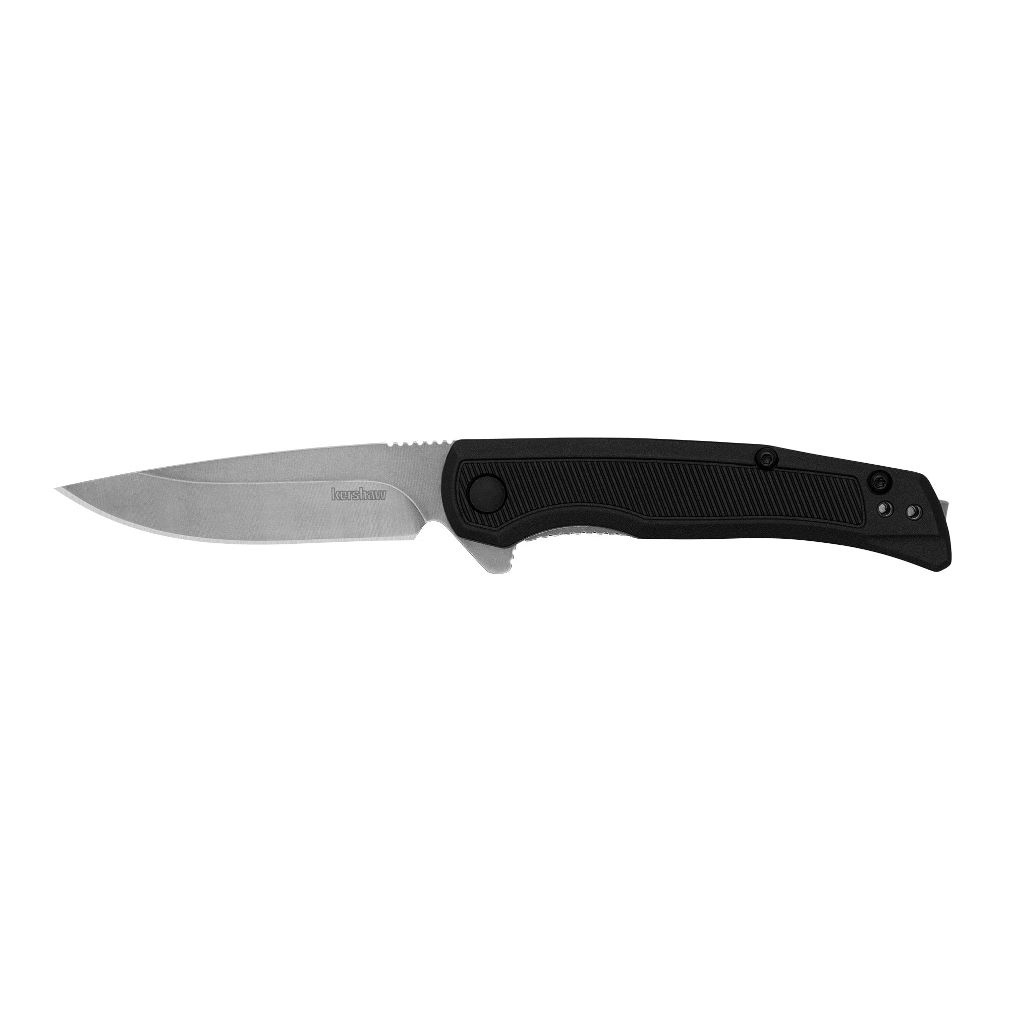 Kershaw Outfield, Folding Knife, Assisted Opening, 2.8" Clip Point, Plain Edge