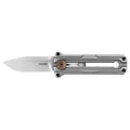 Kershaw Cybernet, Folding Knife, Out the Front, Plain Edge, D2 Blade Steel