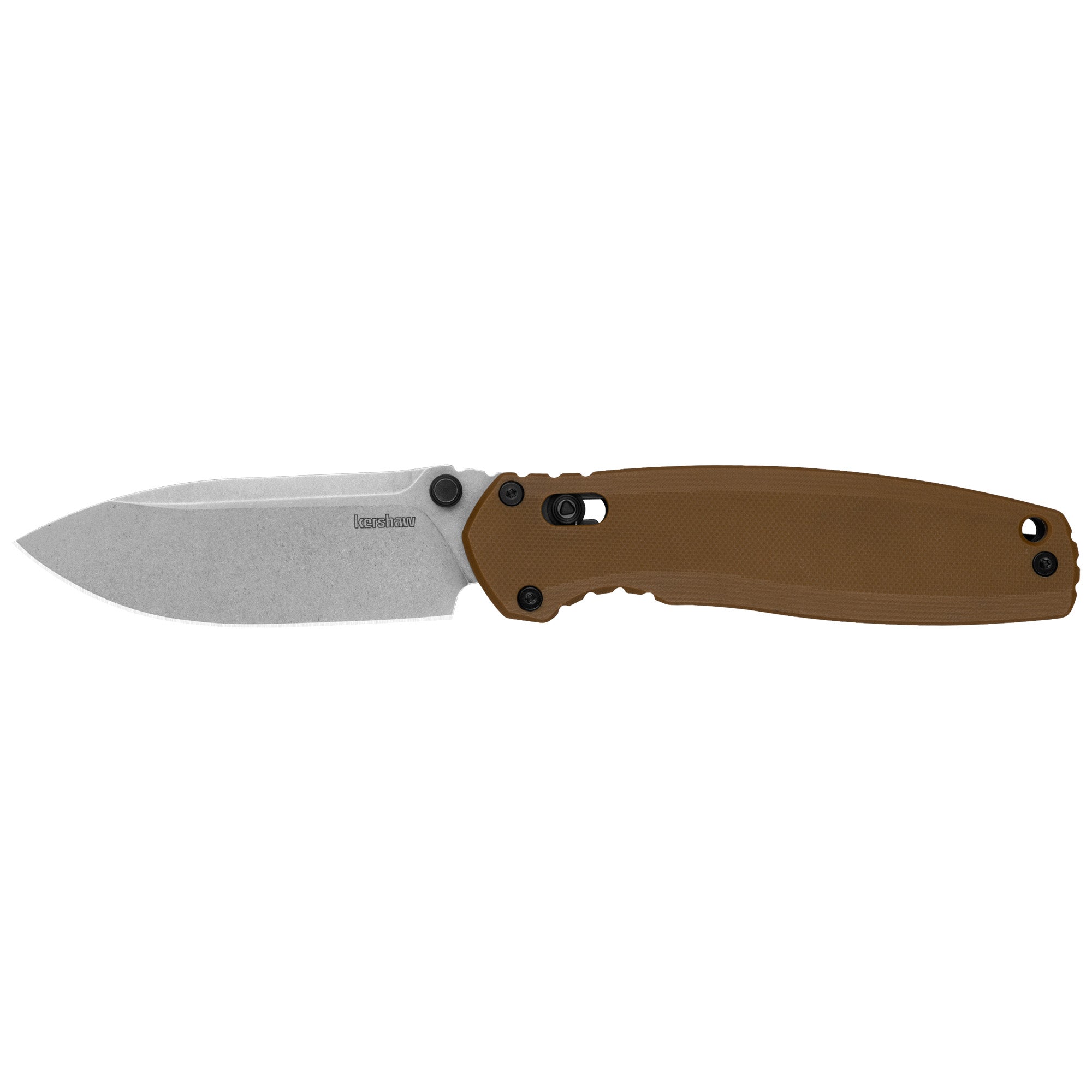 Kershaw Broadside, Folding Knife, 3.5" Spear Point Blade, D2 Blade Steel
