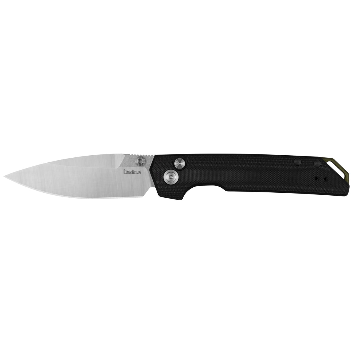 Kershaw Iridium Button Lock, Folding Knife, 3.45" Spear Point Blade