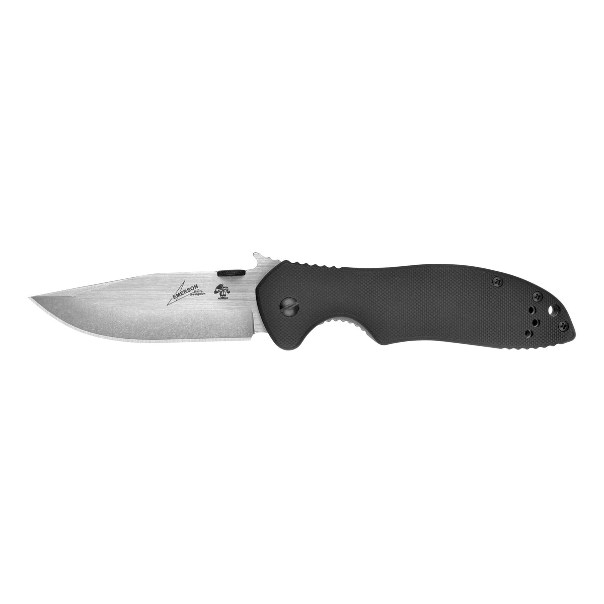 Kershaw Emerson CQC-6K, 3.25" Folding Knife, Drop Point, Plain Edge, D2 Steel
