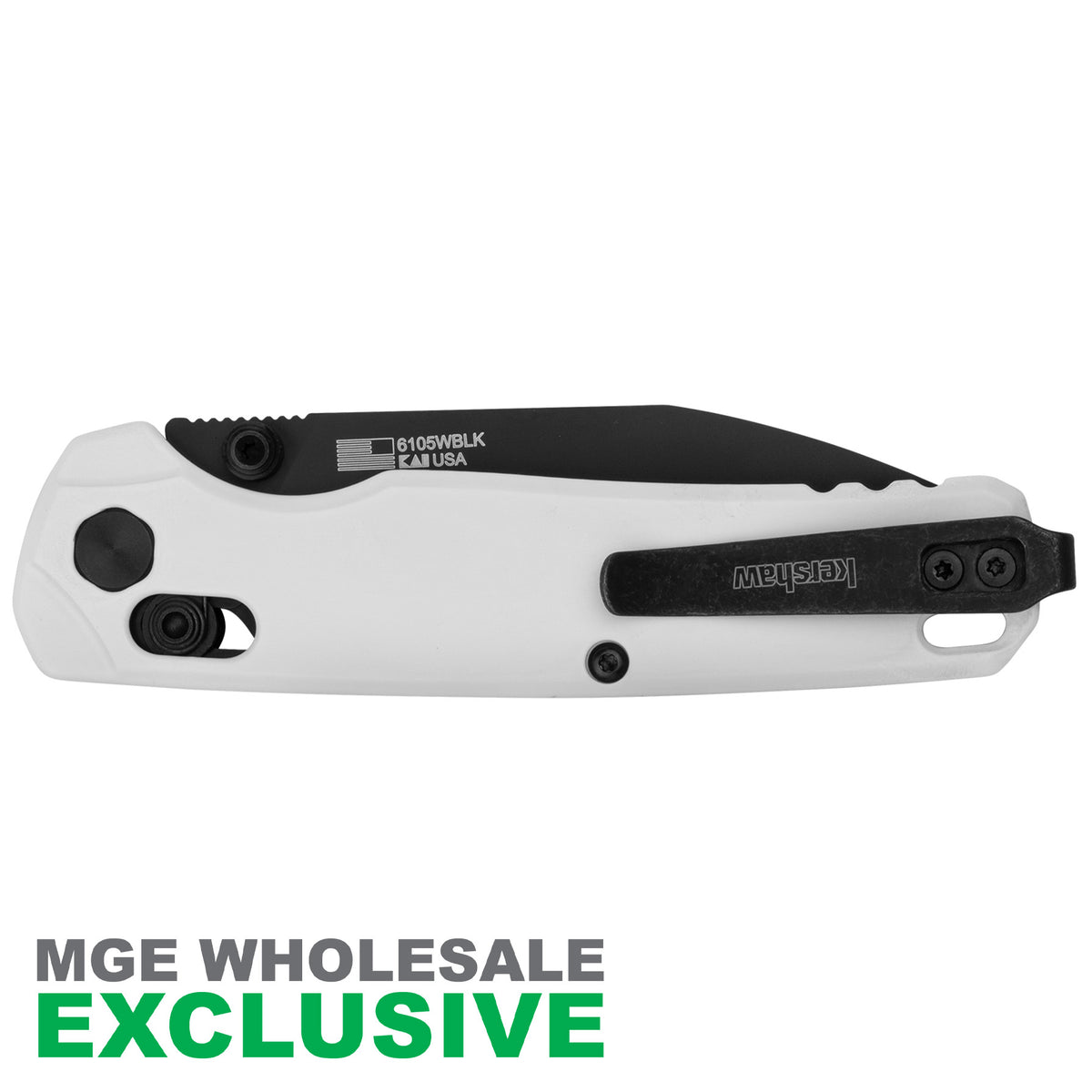 KERSHAW BEL AIR TROOPER WHT/BK