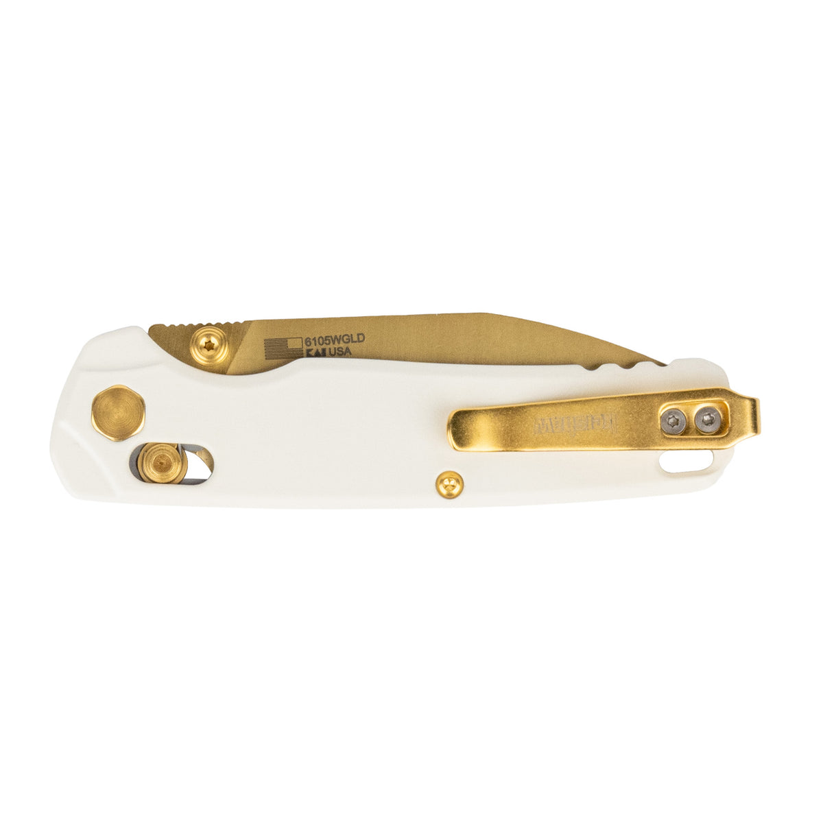 KERSHAW BEL AIR POPE WHT/GOLD
