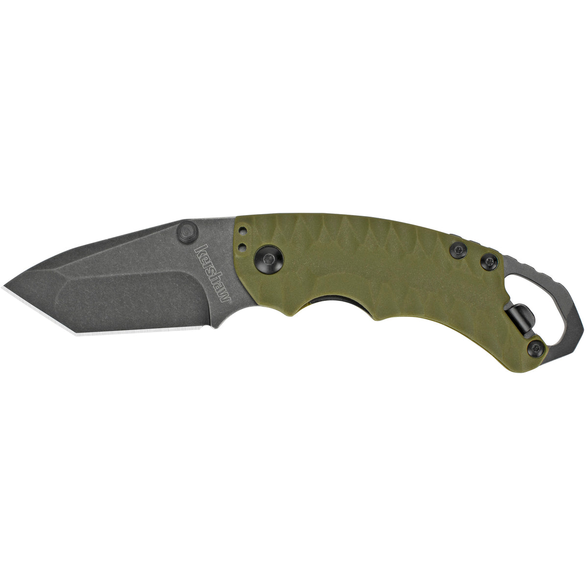 Kershaw Shuffle II, Folding Knife, 8CR13MOV/BlackWash, Plain, Tanto Point