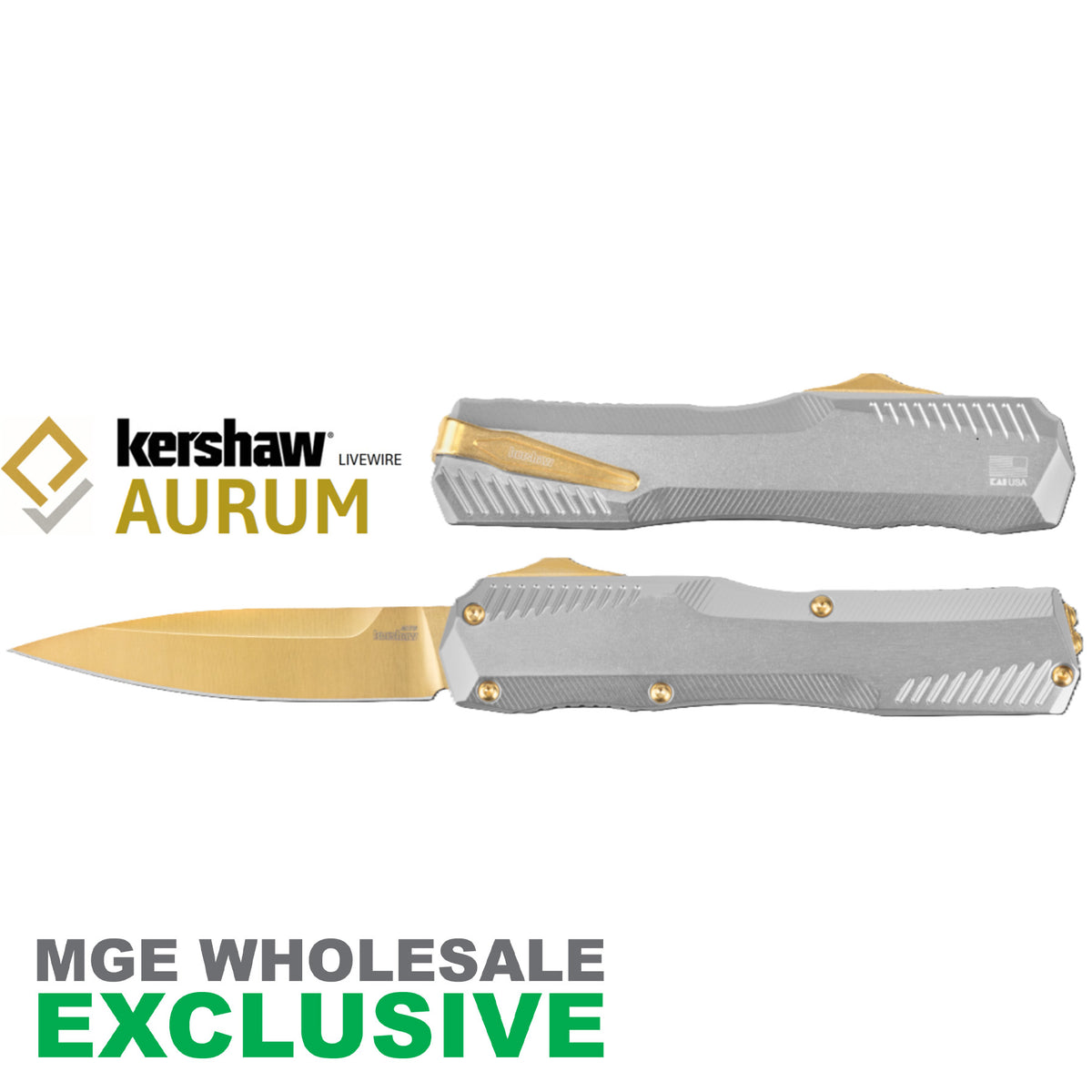 KERSHAW LIVEWIRE AURUM RAW/GLD