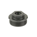 KGM Direct Thread Adapter, 1/2X28 to HUB (1.375X24), Nitride Finish, Black