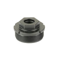 KGM Direct Thread Adapter, 1/2X28 to HUB (1.375X24), Nitride Finish, Black