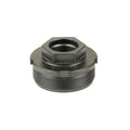 KGM Direct Thread Adapter, 5/8X24 to HUB (1.375X24), Nitride Finish, Black