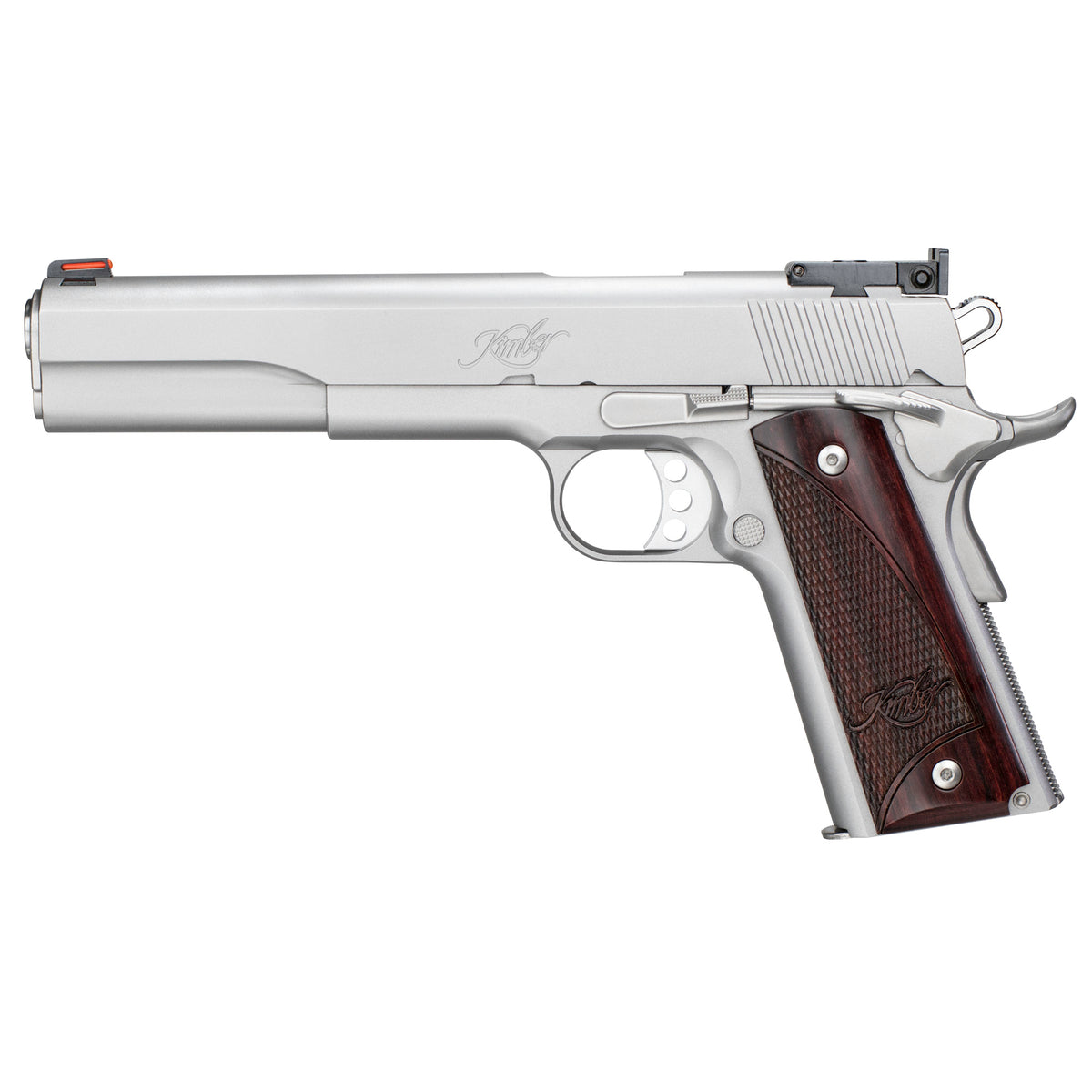 Kimber America Stainless Target, Long Slide, 1911, Semi-automatic, Full Size