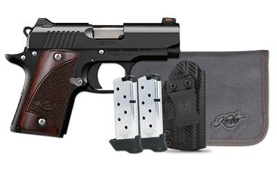 KIMBER MICRO9 9MM 7RD BLK/RSWD BNDL