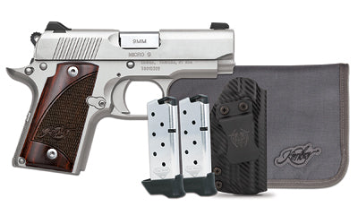 KIMBER MICRO9 9MM 7RD STS/RSWD BNDL