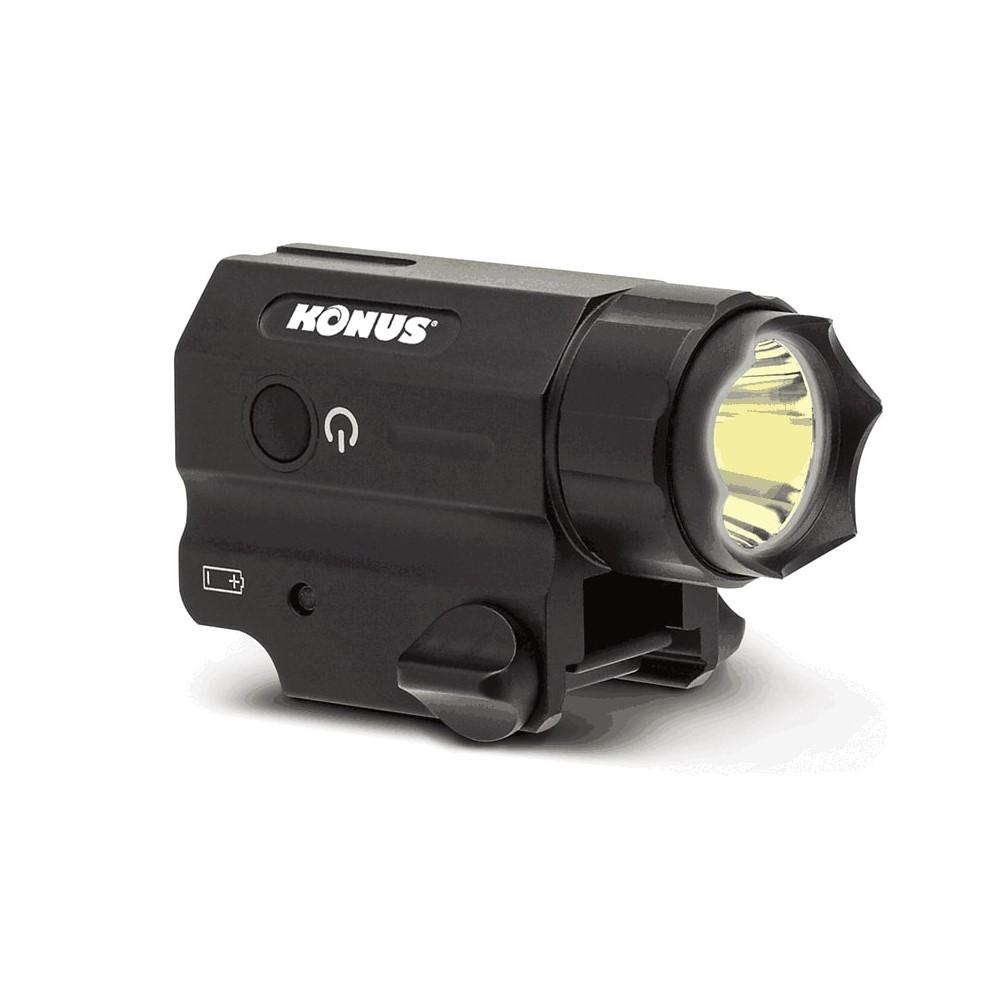 KONUSLIGHT-TL FLASHLIGHT Compact LED light with Weaver/Picatinny base - 360
