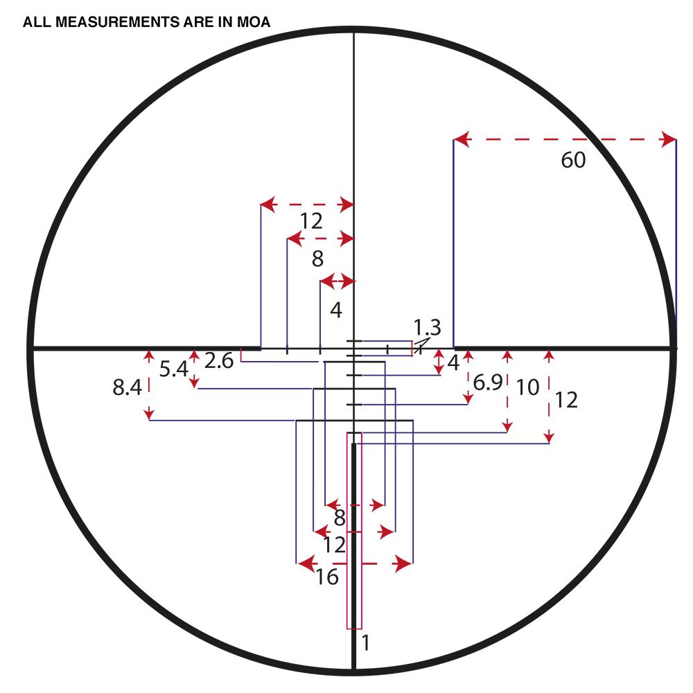 KONUSPRO-275 3X-9X40 muzzleloading scope w/engraved ballistic reticle
