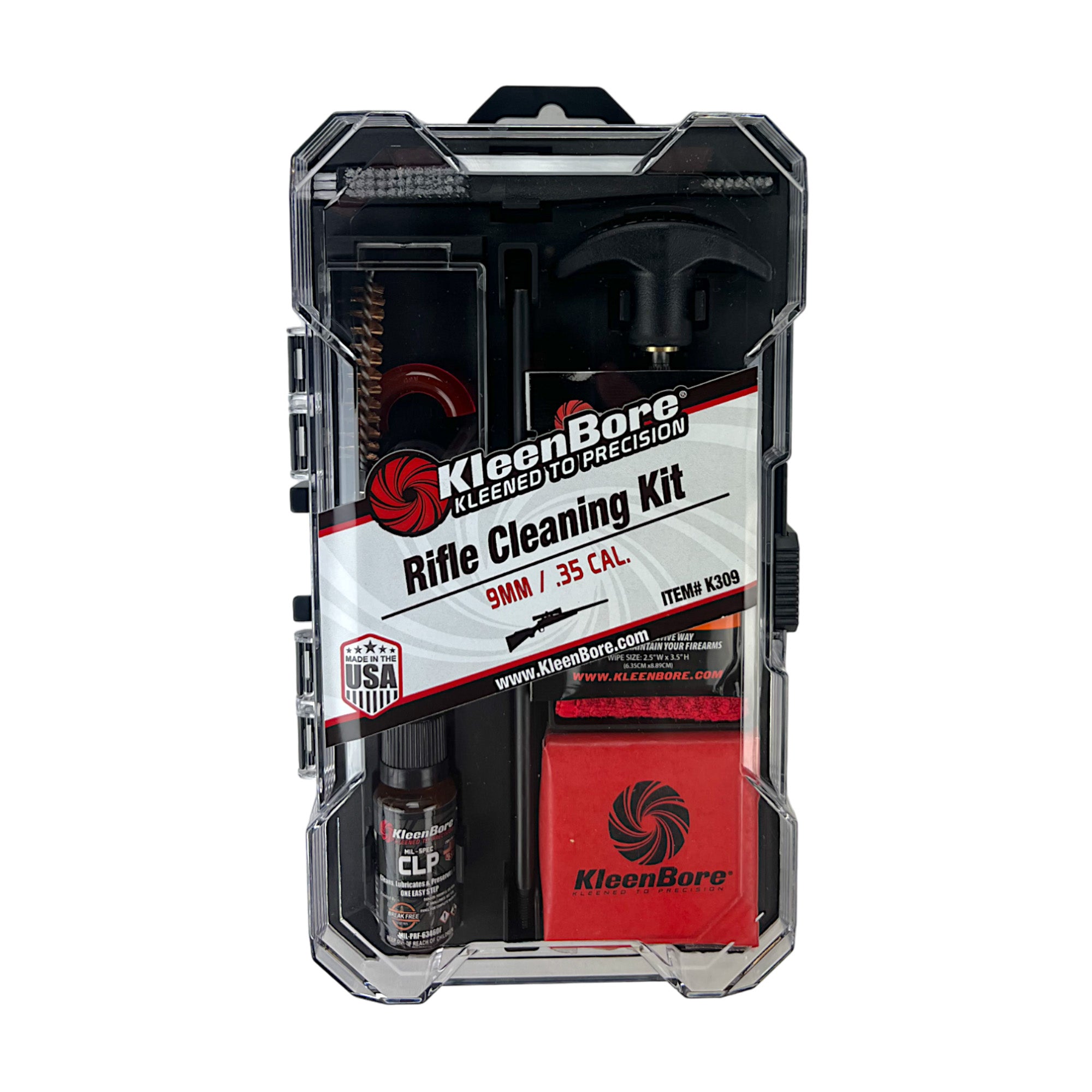 Kleen-Bore Cleaning Kit, Fits 9MM Rifle