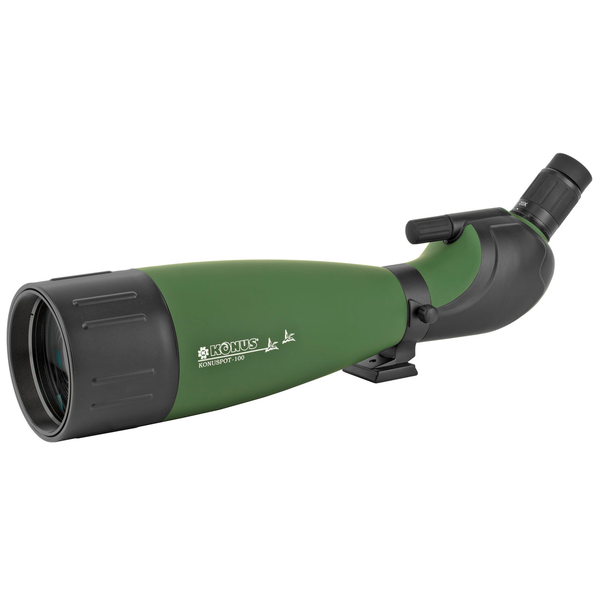 Konus KonuSpot-100, Spotting Scope, 20-60X100, 74oz, Green/Black Color