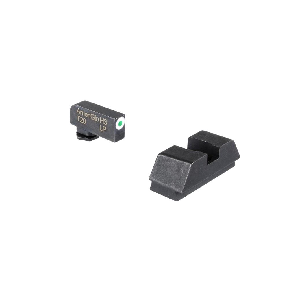Optic-Compatible Glock (all) L Tall Green Tritium White Outline