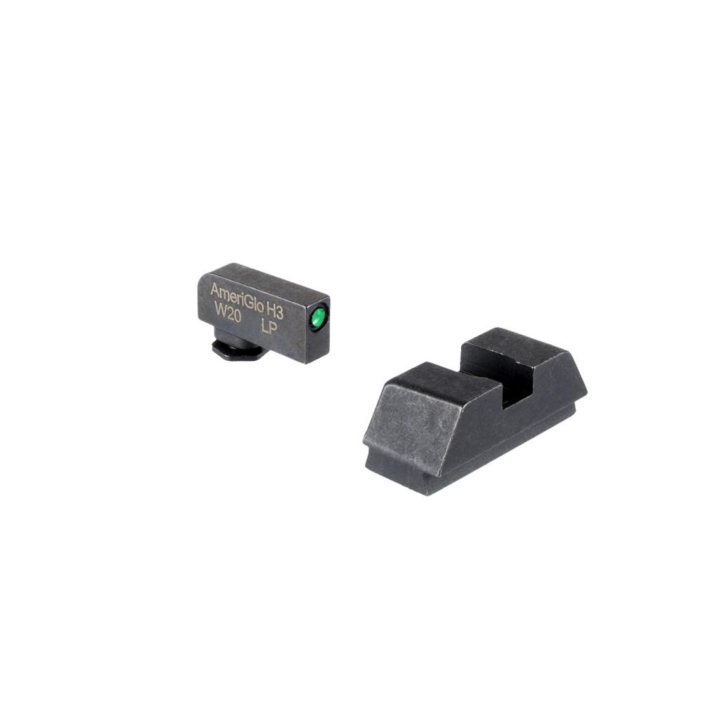 Optic-Compatible Glock (all) L Tall Green Tritium Black Outline