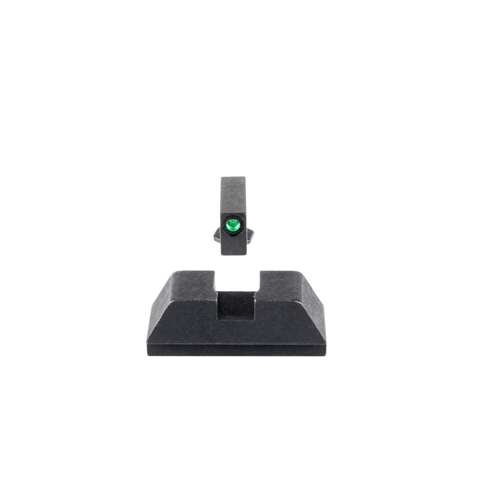 Optic-Compatible Glock (all) L Tall Green Tritium Black Outline