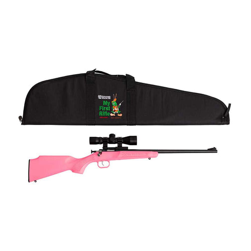 .22LR PNK SYN PKG-SCOPE, MOUNT, CASE
