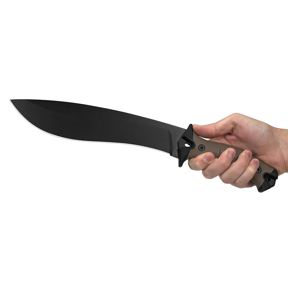 Kershaw Machete 10 Fixed Blade Knife Plain Edge Carbon/Powdercoat