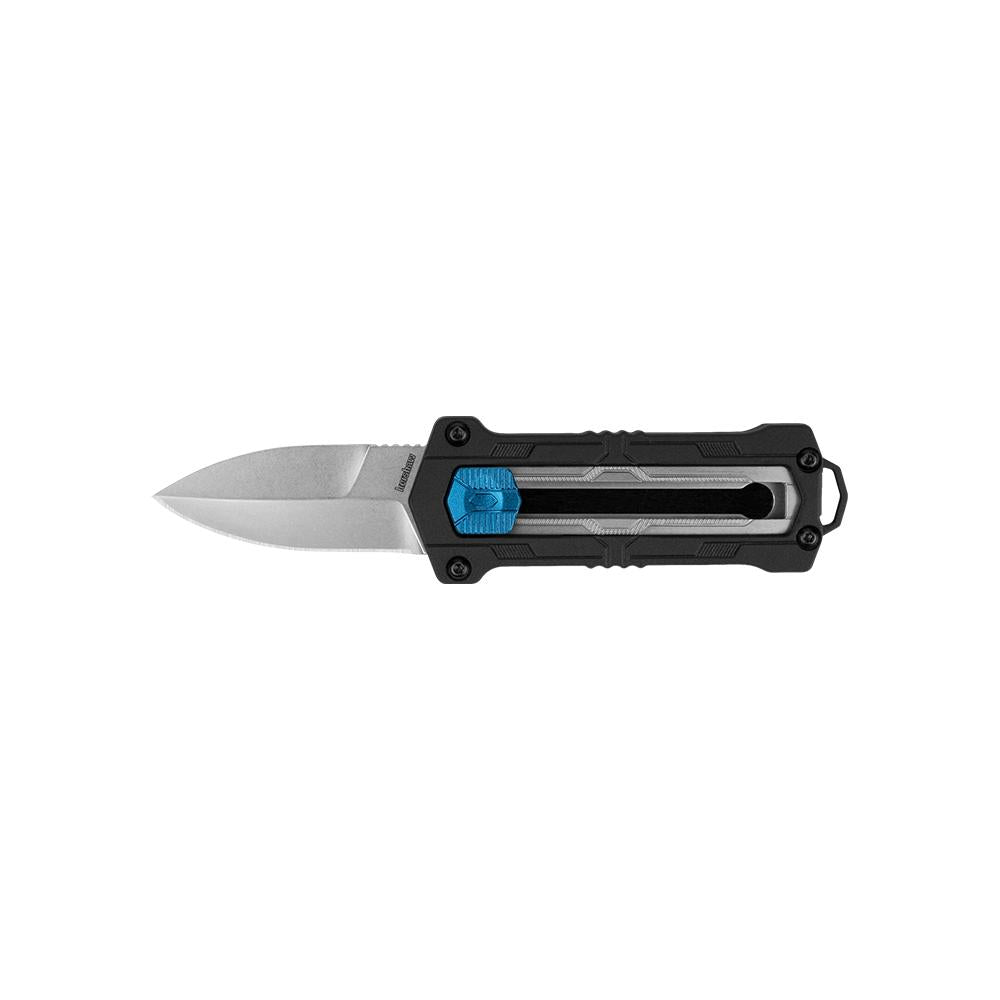 Kershaw Jens Anso Kapsule Manual Sliding Button Lock OTF Knife (1.9 Satin)
