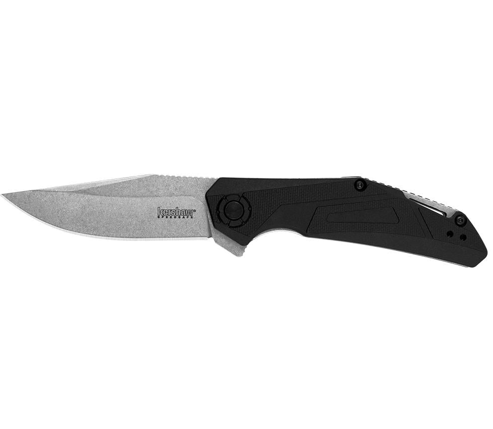 Kershaw Camshaft Assisted Opening Knife Black FRN (3 Stonewash)