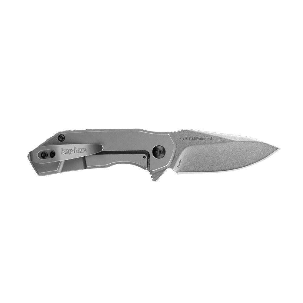 Kershaw Valve Frame Lock Knife Bead Blast Stainless Steel (2.25 Stonewash)