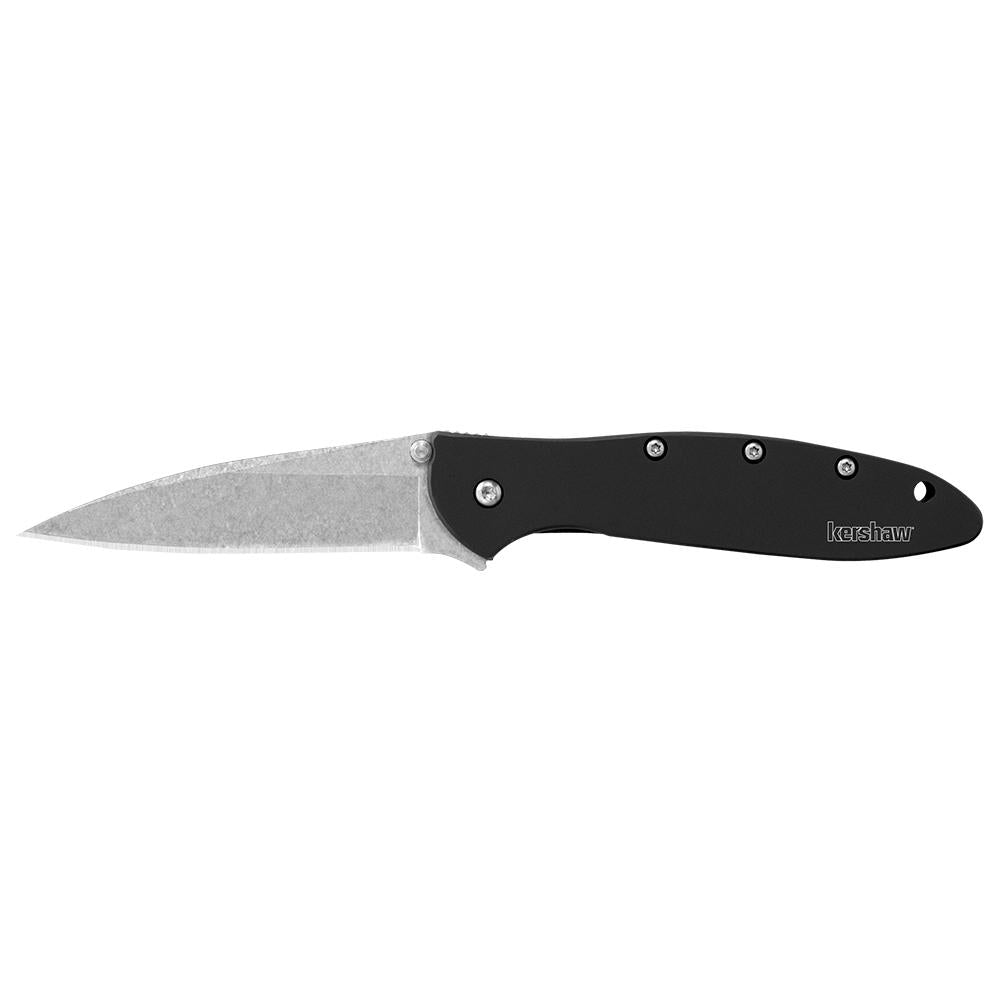 Kershaw Leek Assisted Opening Knife Black (3 Stonewash)