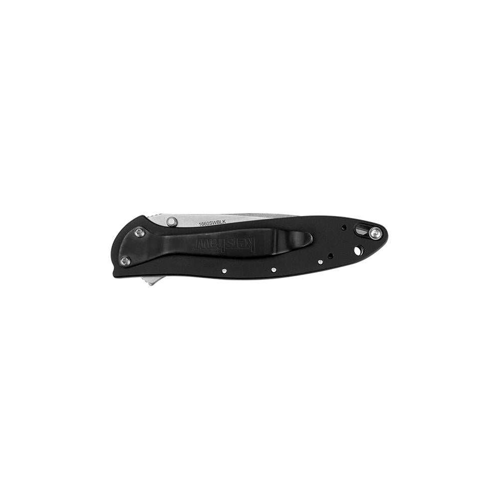 Kershaw Leek Assisted Opening Knife Black (3 Stonewash)
