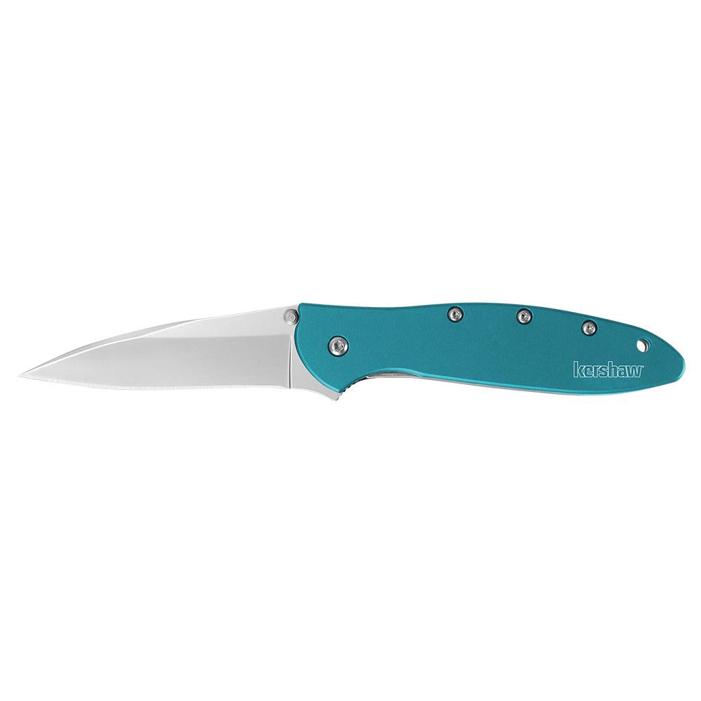 Kershaw Teal Leek Assisted Opening Knife (3 Stonewash)