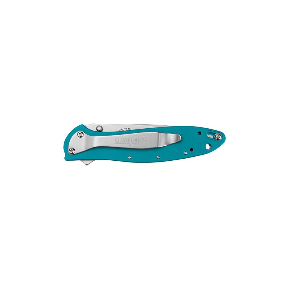 Kershaw Teal Leek Assisted Opening Knife (3 Stonewash)
