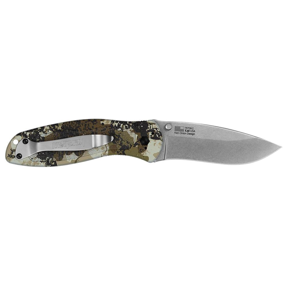 KERSHAW BLUR KINGS CAMO SW 3.4IN THMB STD FOLDER