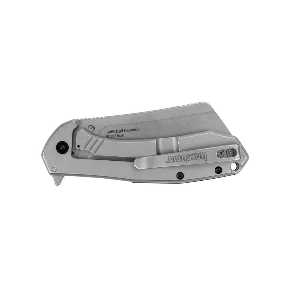 Kershaw Bracket Cleaver Assisted Frame Lock Knife Black G-10 (3.4 SW)