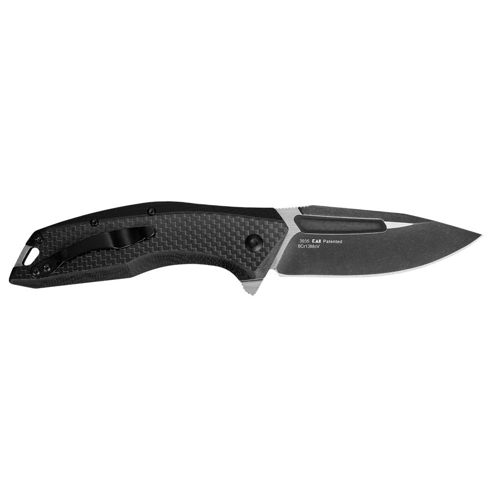 Kershaw Flourish Assisted Opening Knife Carbon Fiber/G-10 (3.5 BlackWash)