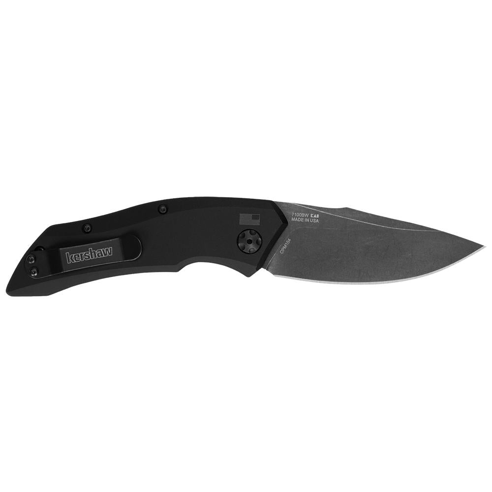 Kershaw Launch 1 Automatic Knife Black Aluminum (3.4 BlackWash)