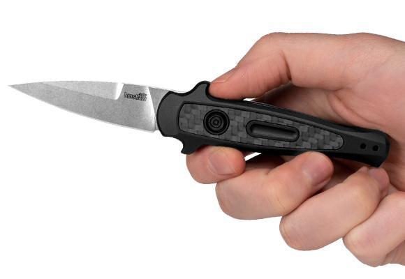 Kershaw Launch 12 Mini Stiletto Automatic Knife (2.5 Stonewash)