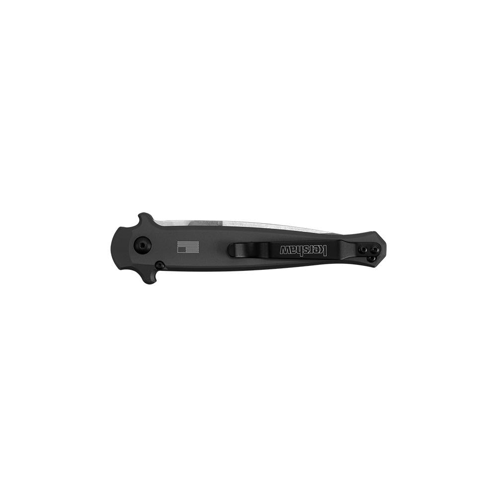 Kershaw Launch 8 Stiletto Automatic Knife Gray/CF (3.5 Stonewash)