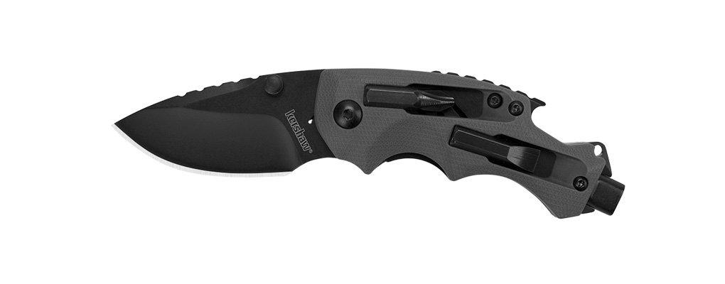 Kershaw Shuffle DIY Liner Lock Knife/Multi-Tool (2.4 Black)