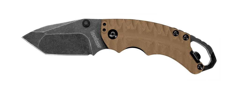 Kershaw Shuffle II Tanto Liner Lock Knife Tan (2.25 BlackWash)