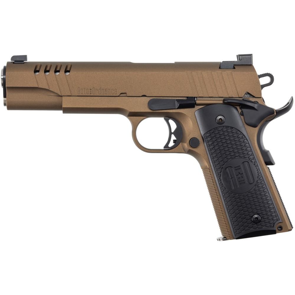 Auto-Ordnance 1911 45cal 5in Barrel Burnt Bronze 7rd Mag