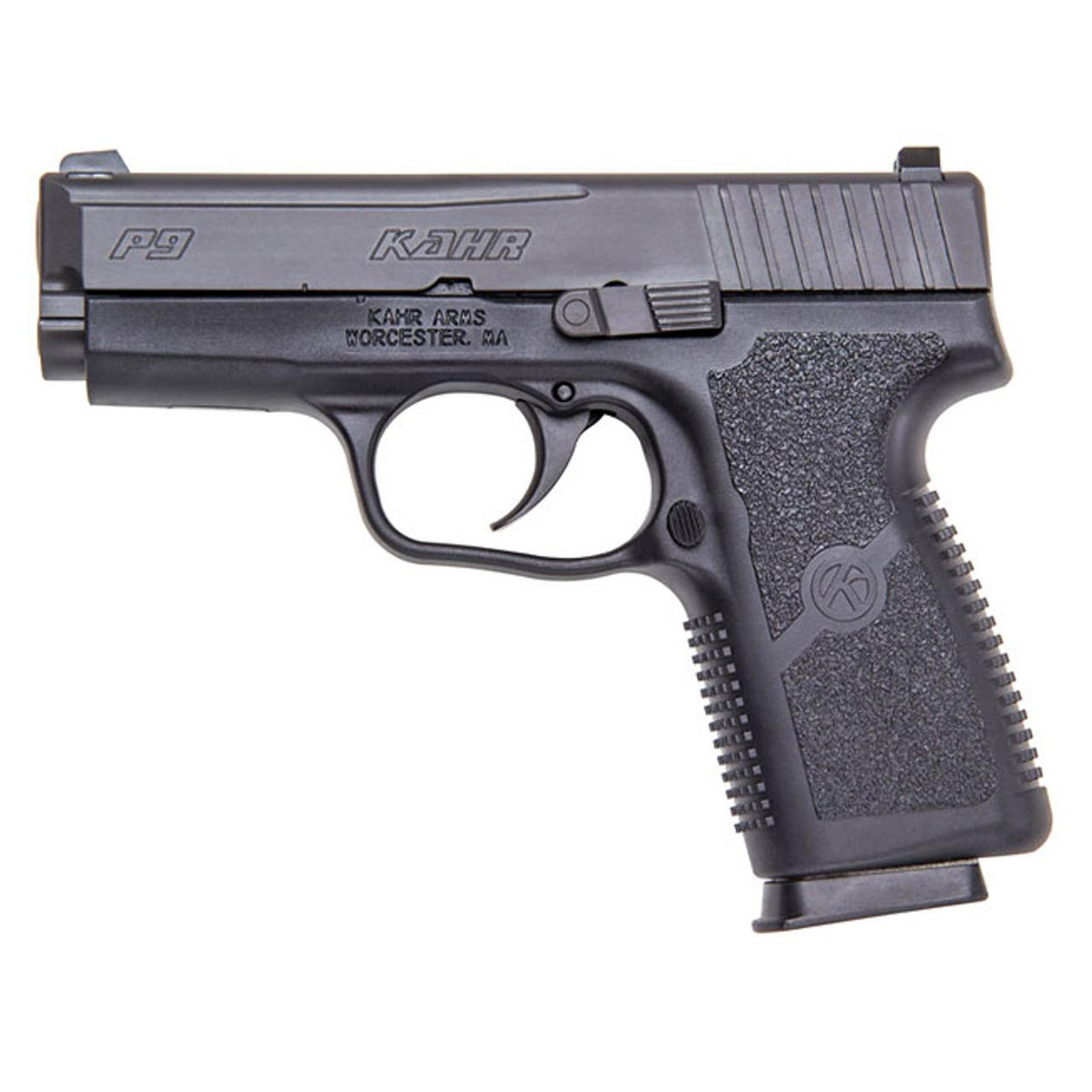 P9,3.6” Blk/Matte Blk STS Slide /2-7RD K820/1-8RD/w night sights CA OK