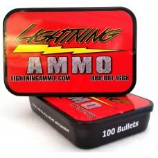 Lightning Ammo 22 Cal .224 55 gr FMJ-BT w/c  100rd Tin