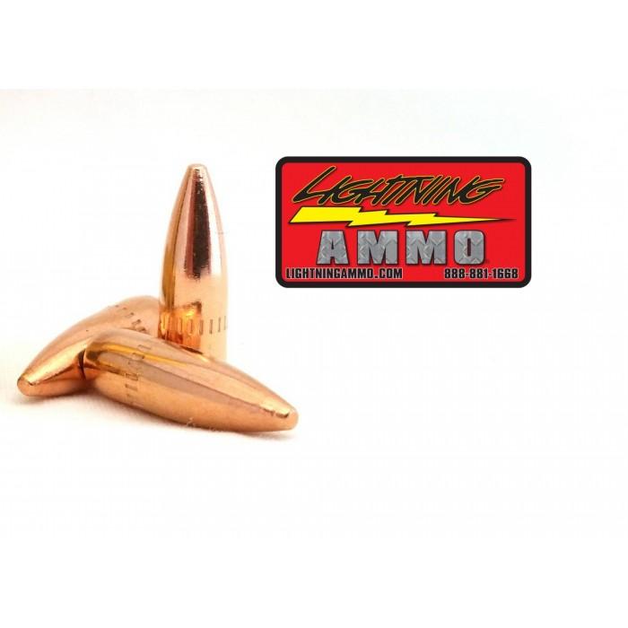 Lightning Ammo 22 Cal .224 55 gr FMJ-BT w/c  500rd/Box