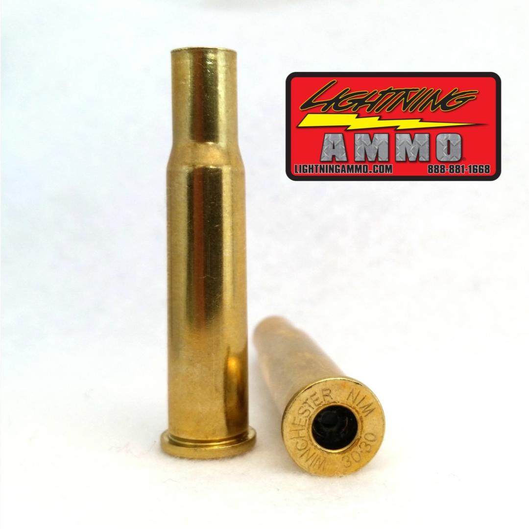 Lightning Ammo Reconditioned Ready to Load Brass 30-30 50 Qty Bag
