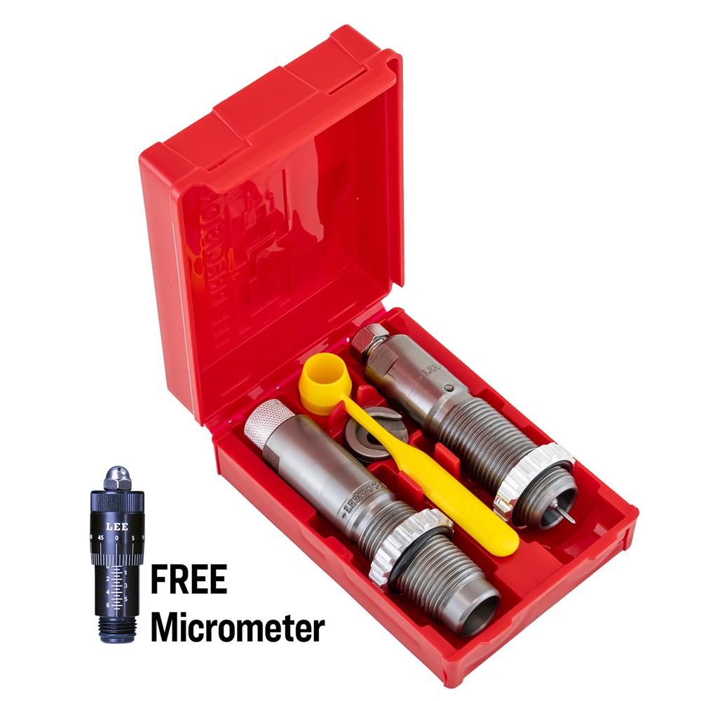 LEE 243 WSSM Full Length Sizing 2-Die Set *FREE Rifle Micrometer*