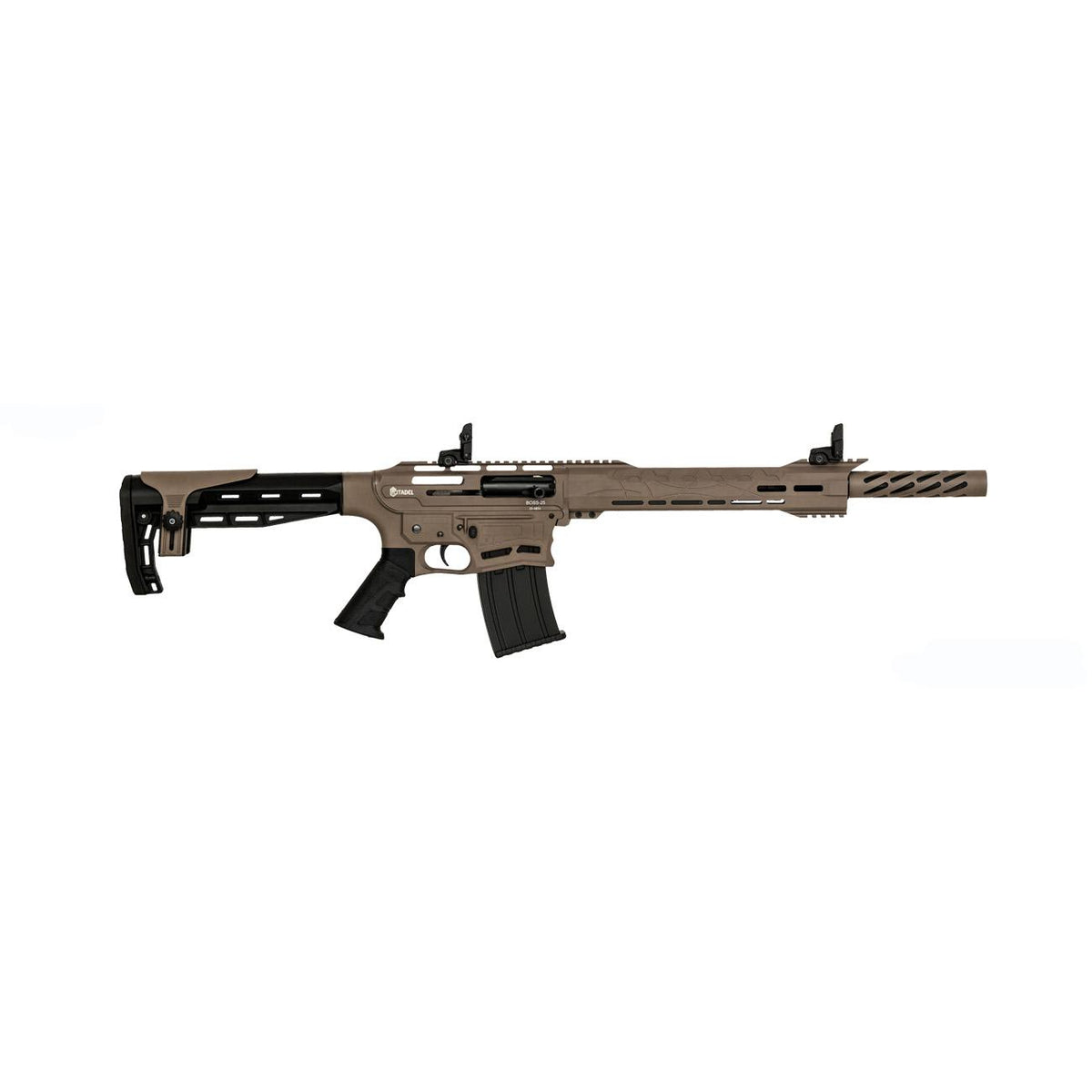 CITADEL BOSS-25 12GA SHOTGUN CERAKOTE FDE