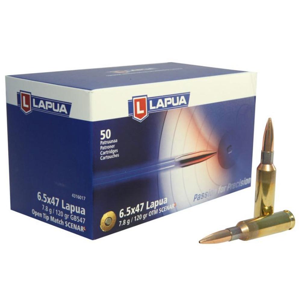 Lapua Rifle Ammo  6.5x47  120 gr Scenar-L OTM bx/50