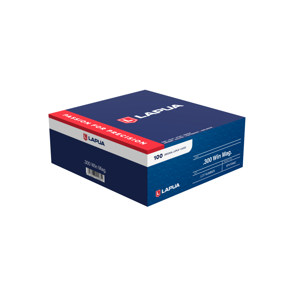 Lapua 300 Winchester Magnum Brass 100rd/box