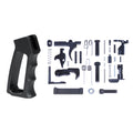 AR-15 Complete Lower Parts Kit With Ultralight Skeletonized Aluminum Pistol Grip (Gen 2)