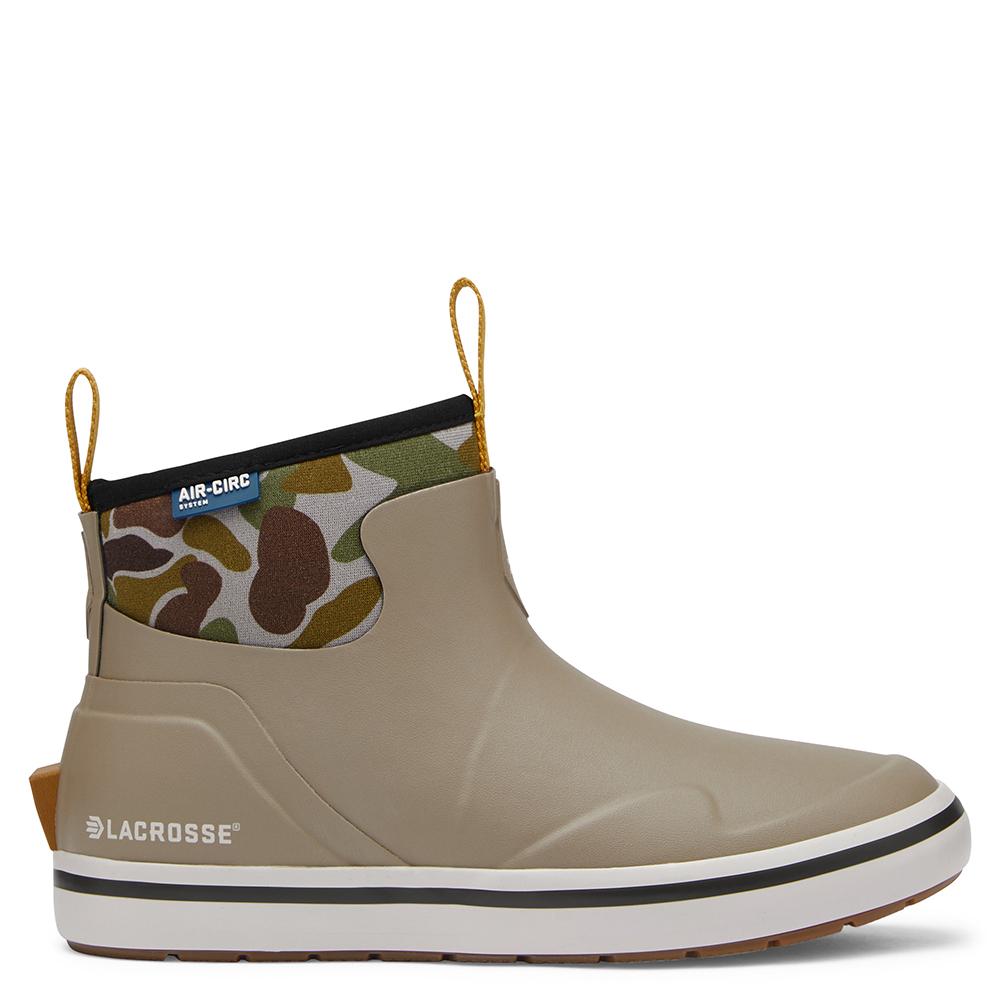 Lacrosse Alpha Deck Boot 6'' Timber Wolf/Camo Women's Size 9